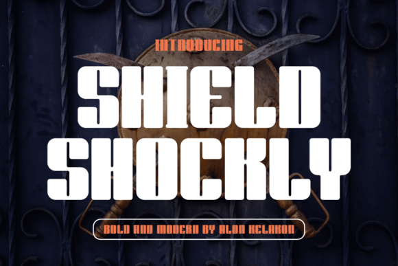 Shield Shockly Font - Featured Image