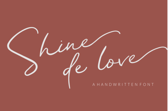 Shine De Love Font - Featured Image