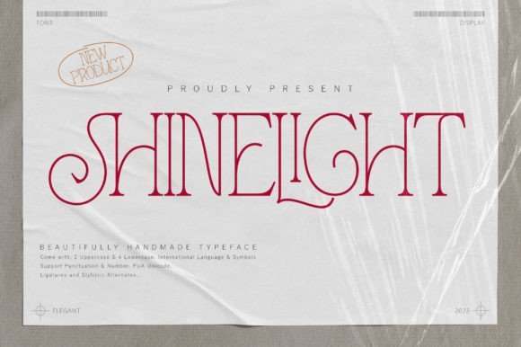 Shinelight Font - Featured Image
