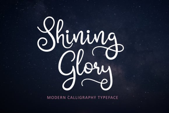 Shining Glory Font - Featured Image