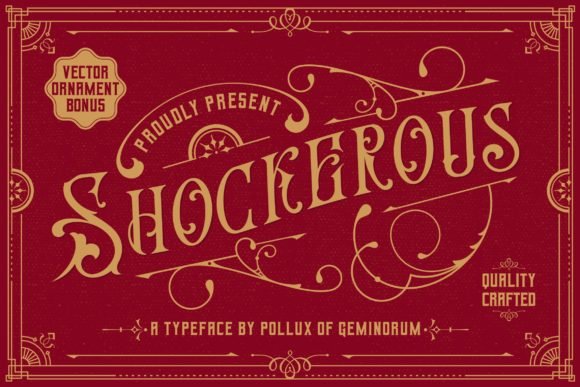 Shockerous Font - Featured Image