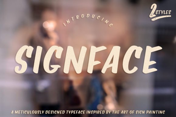 Signface Font - Featured Image