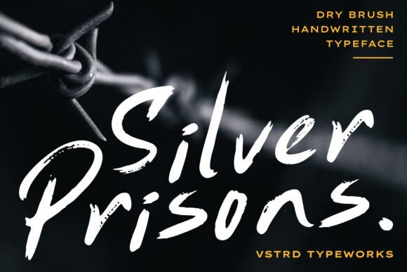 Silver Prisons Font - Featured Image