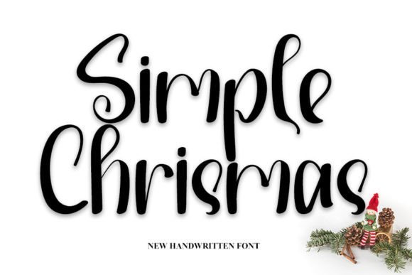Simple Chrismas Font - Featured Image