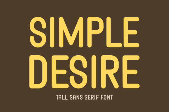 Simple Desire Font - Featured Image