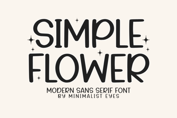 Simple Flower Font - Featured Image