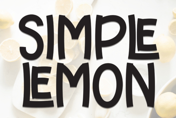 Simple Lemon Font - Featured Image