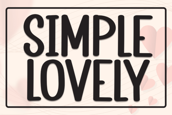 Simple Lovely Font - Featured Image