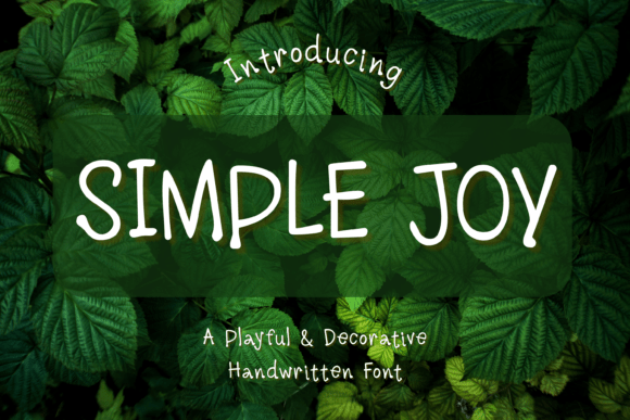 Simplejoy Font - Featured Image