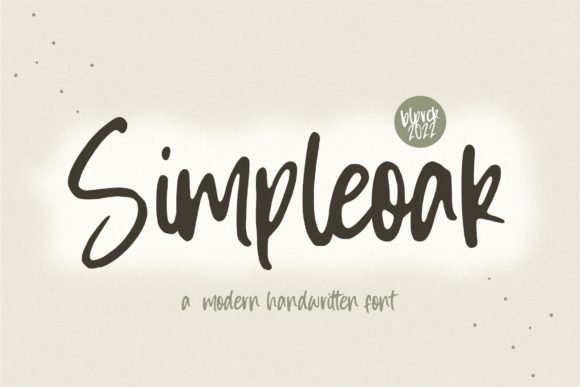 Simpleoak Font - Featured Image