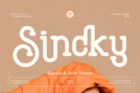 Sincky Font - Featured Image