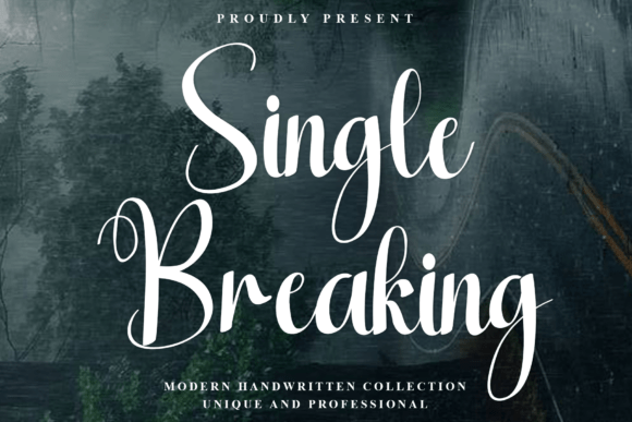 Single Breaking Font - Featured Image