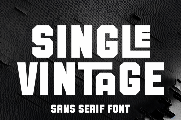 Single Vintage Font - Featured Image
