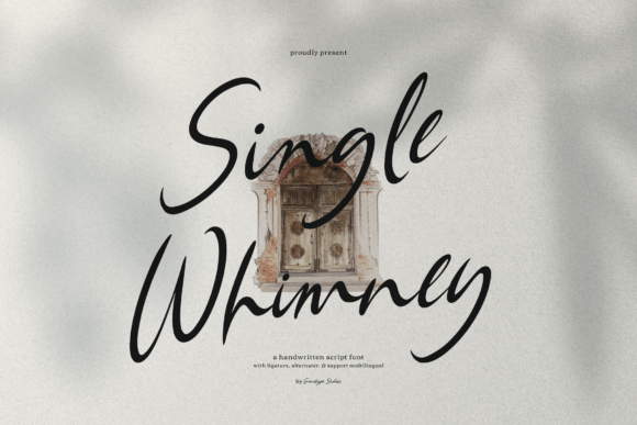 Single Whimney Font - Featured Image