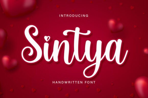 Sintya Script Font - Featured Image