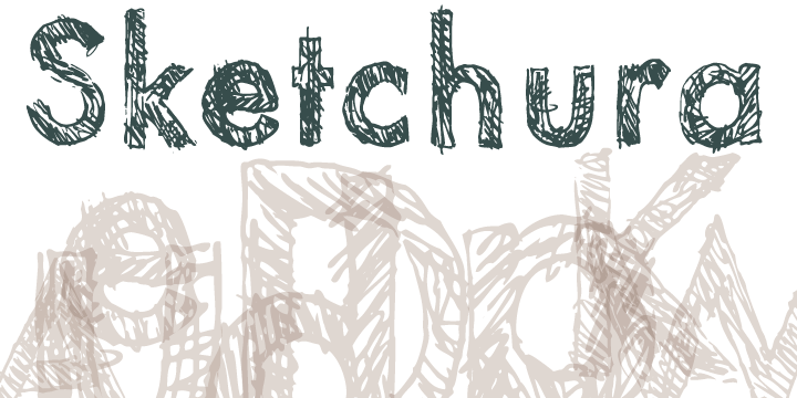Sketchura Font - Featured Image