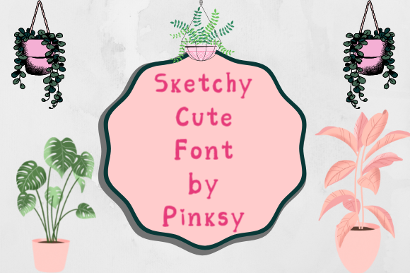 Sketchy Cute Font - Featured Image