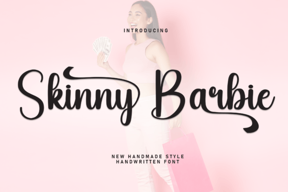 Skinny Barbie Font - Featured Image