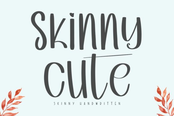 Skinny Cute Font - Featured Image