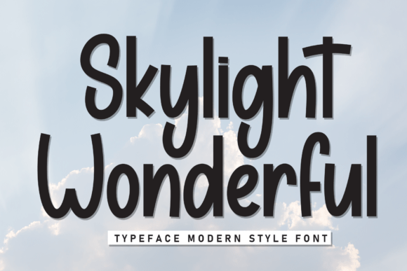 Skylight Wonderful Font - Featured Image