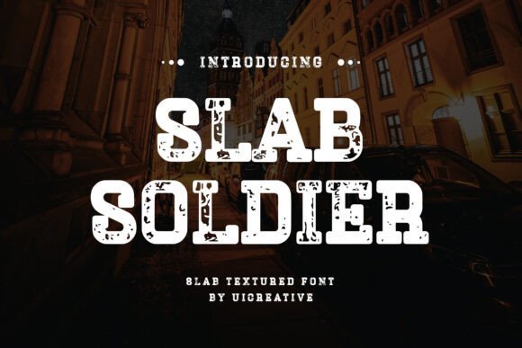 Slab Soldier Font - Featured Image