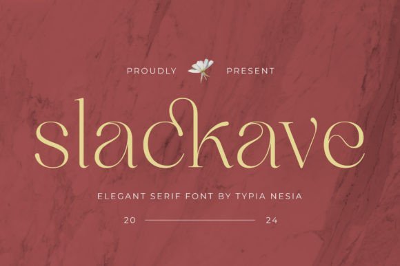 Slackave Font - Featured Image