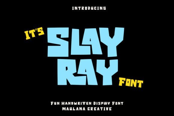Slayray Font - Featured Image