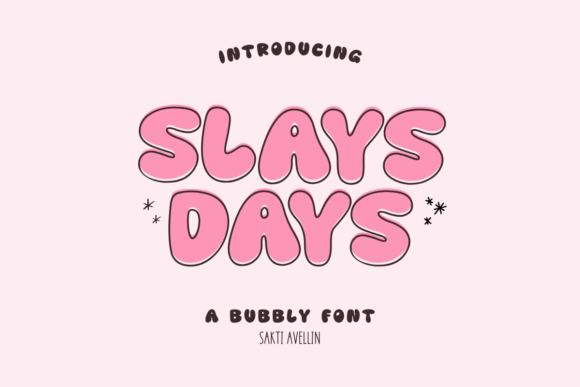 Slays Days Font - Featured Image