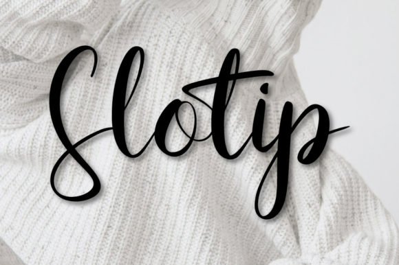 Slotip Script Font - Featured Image