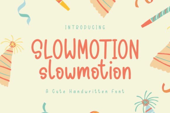 Slowmotion Font - Featured Image