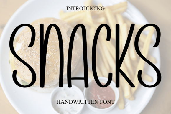 Snacks Font - Featured Image