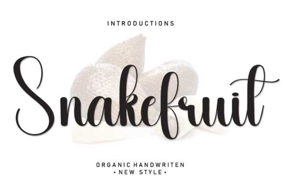 Snakefruit Font - Featured Image