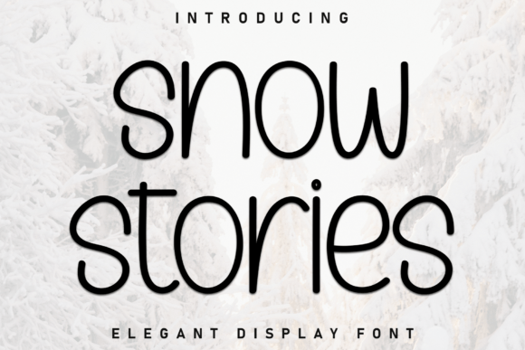 Snow Stories Font - Featured Image